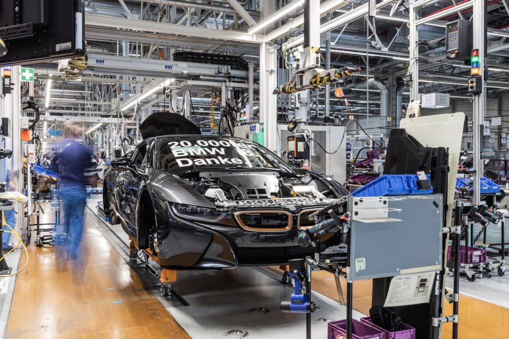 20.000 BMW i8 híbridos construidos en la planta de Leipzig