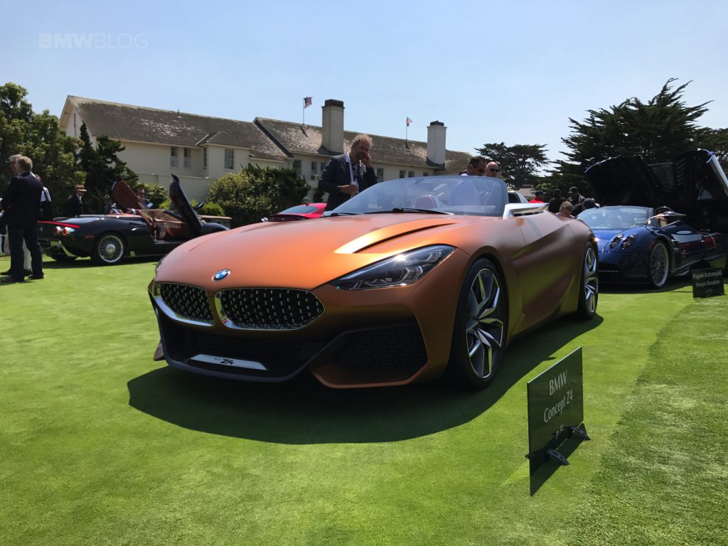 BMW Concept Z4 brilla en el Concept Lawn en Pebble Beach