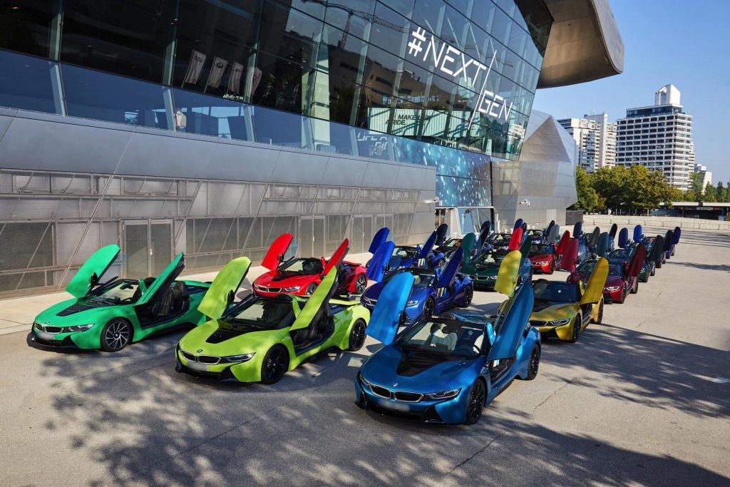18 modelos del BMW i8 Individual entregados en el BMW Welt
