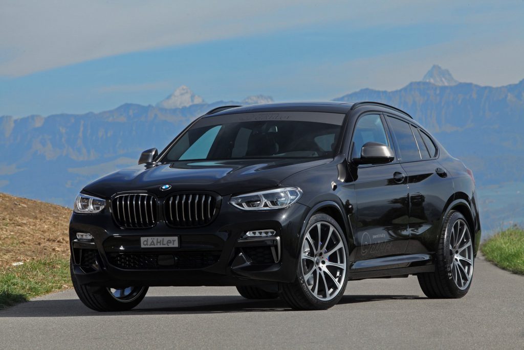 El BMW X4 M40i recibe 420 CV y un tema oscuro de Dahler