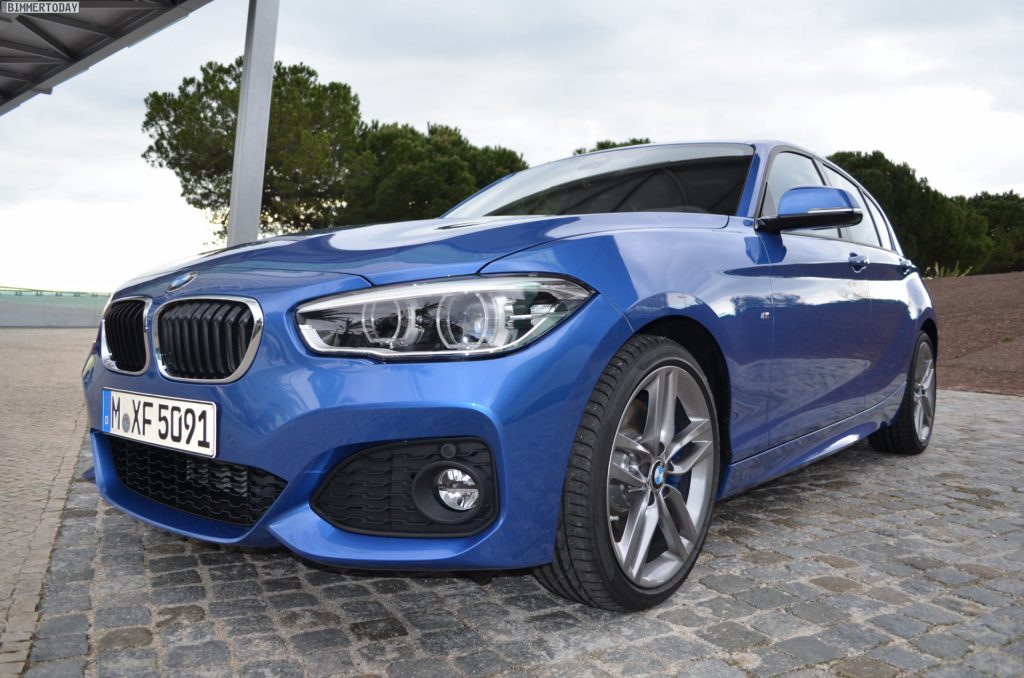 Elevador facial BMW Serie 1 2015 con paquete M Sport en Estoril Blue