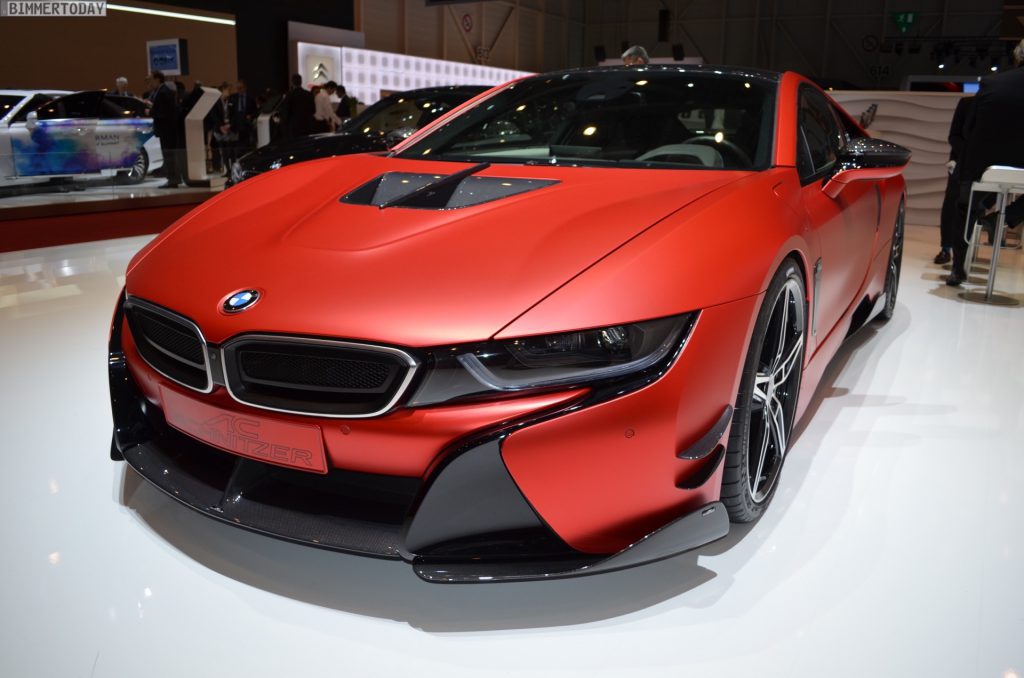 Más fotos del atractivo BMW i8 Rojo Inferno de AC Schnitzer