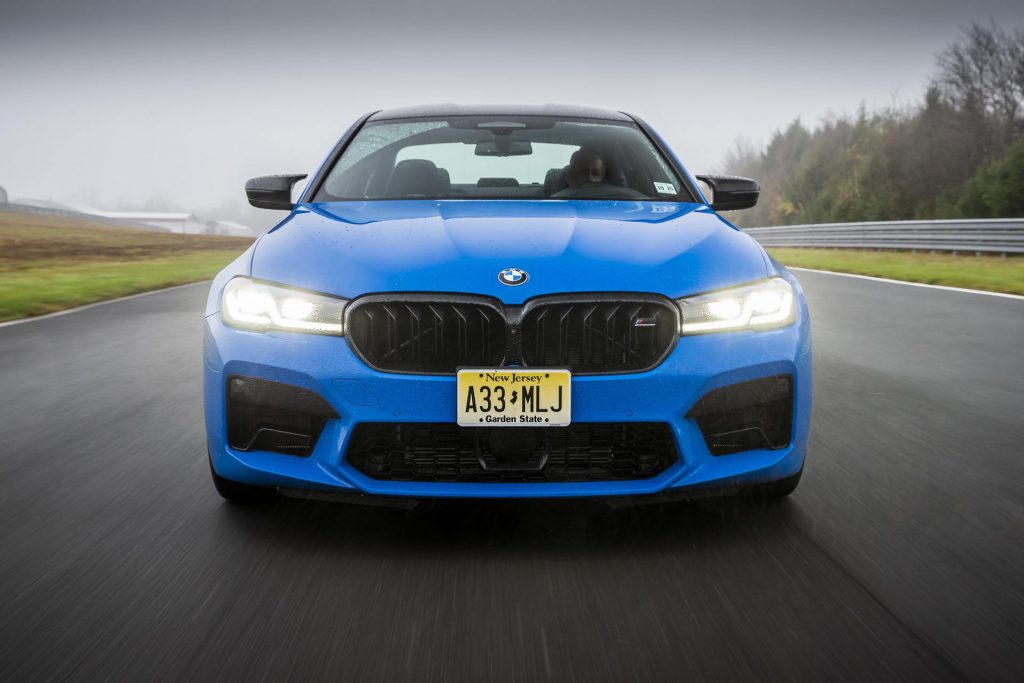 2021 BMW M5 Facelift en Voodoo Blue Metallic