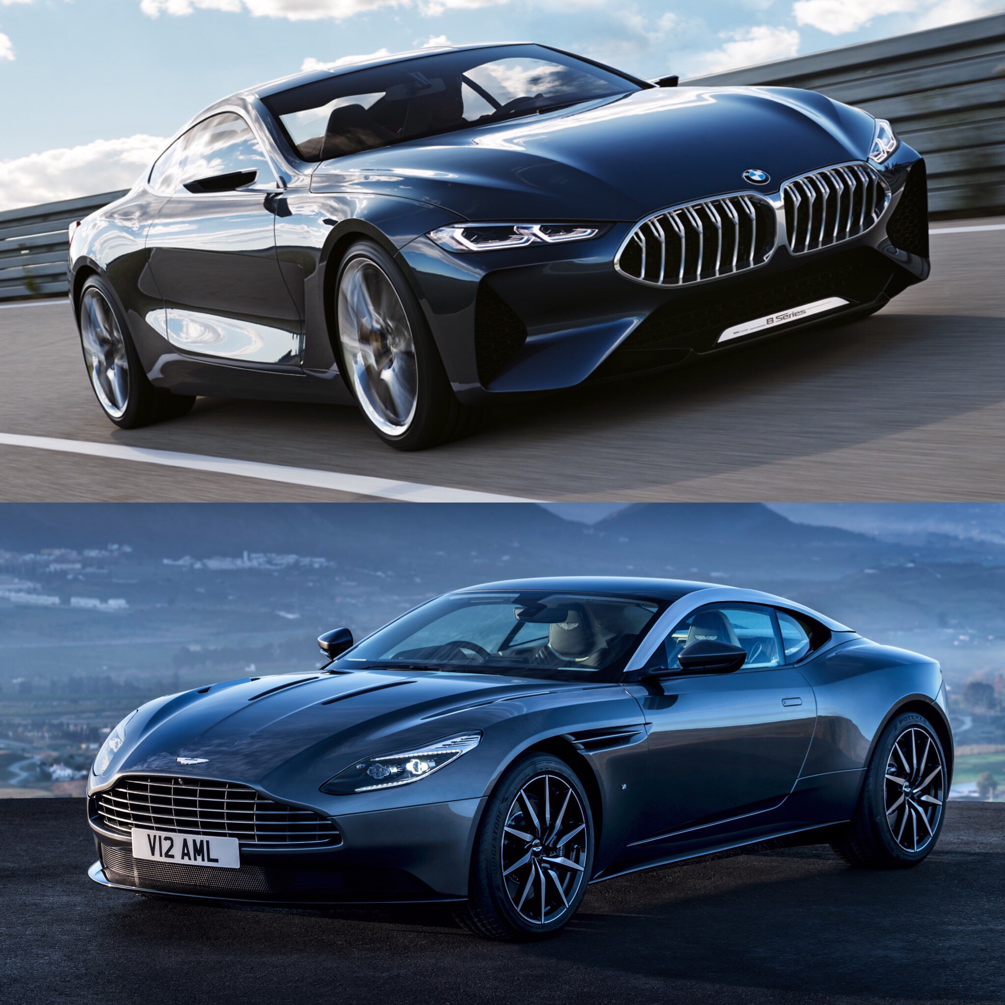 BMW Serie 8 Concept vs Aston Martin DB11