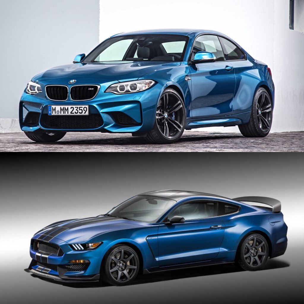 BMW M2 vs Shelby GT350 en pista y drag race