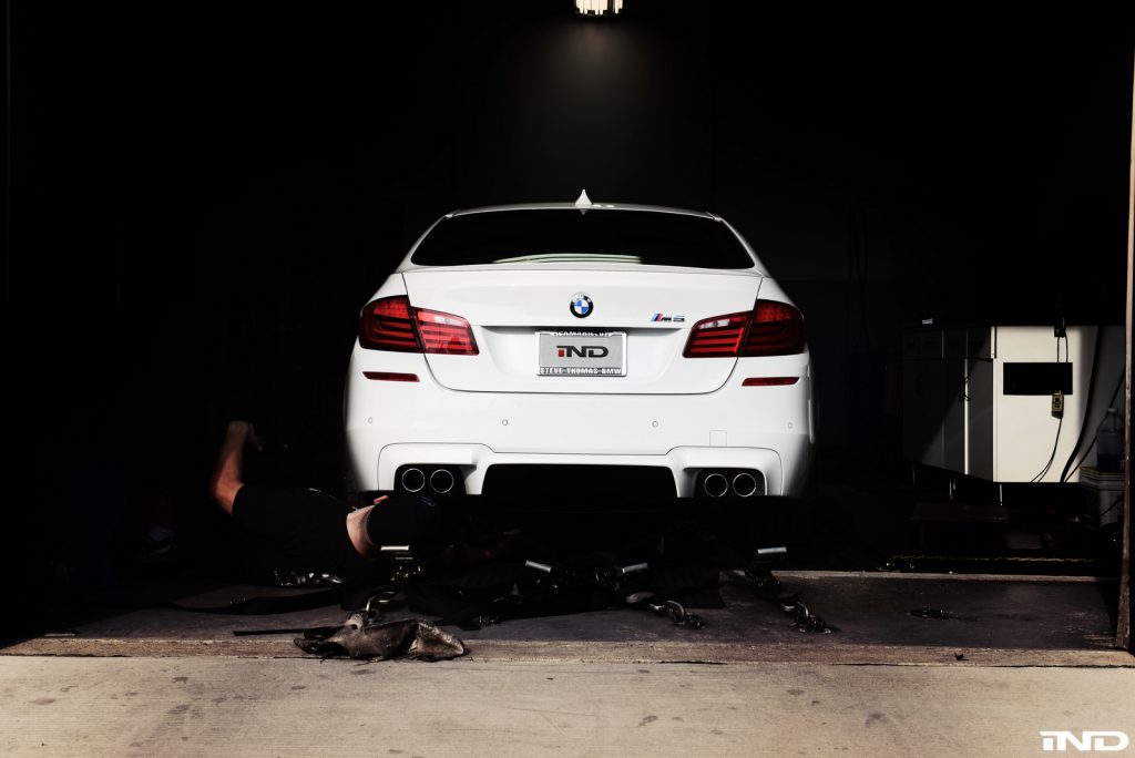 Resultados del banco de potencia: F10 BMW M5 infravalorado