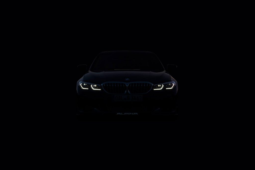 ALPINA B3 Touring visto en pruebas con la parrilla del BMW M340i