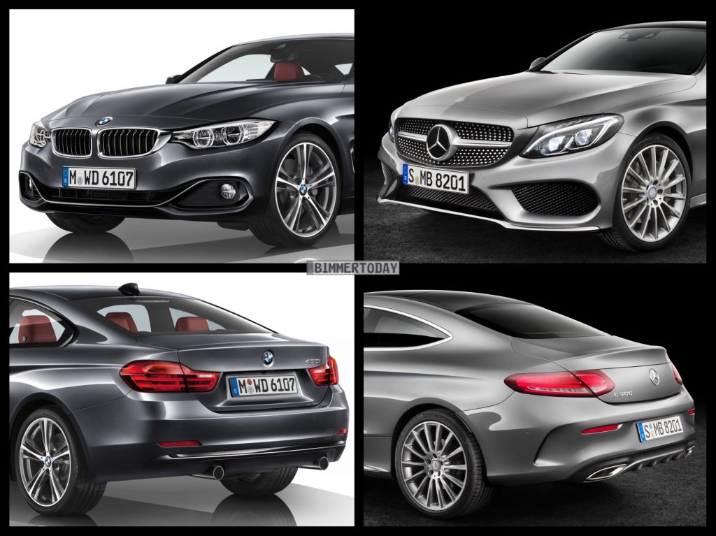 2017 Mercedes-Benz C-Class Coupe vs. BMW Serie 4 Coupe