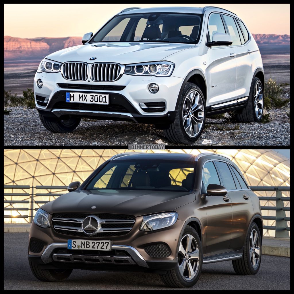 BMW X3 vs Mercedes-Benz GLC vs Land Rover Discovery Sport
