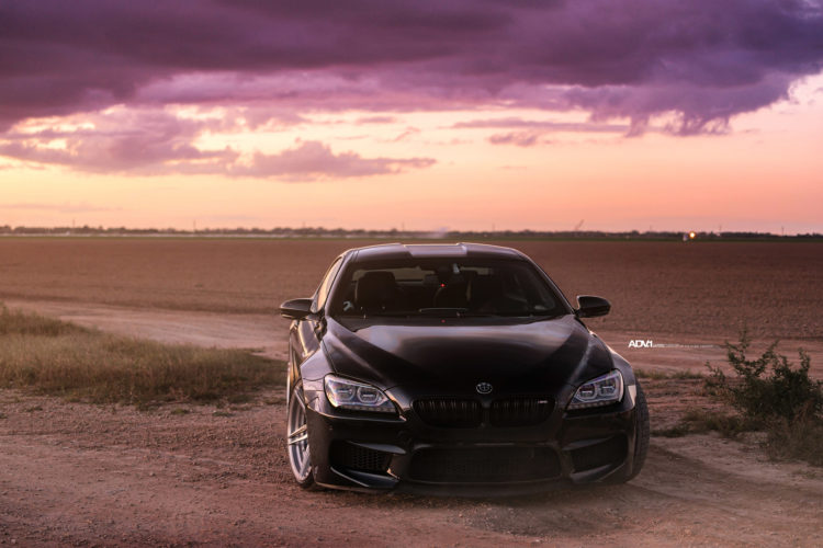 negro bmw m6 gran coupe lujo adv1 direccional 5 radios llantas forjadas f 750x500