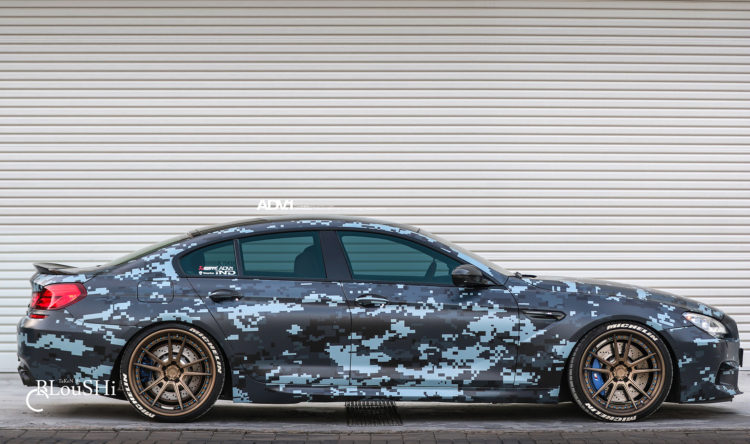 azul camo digital bmw f10 m5 bronce adv1 llantas cóncavas j 750x444