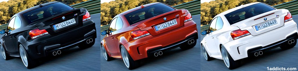 Ayúdanos a elegir el color exterior para nuestro BMW 1M. Vota ahora!