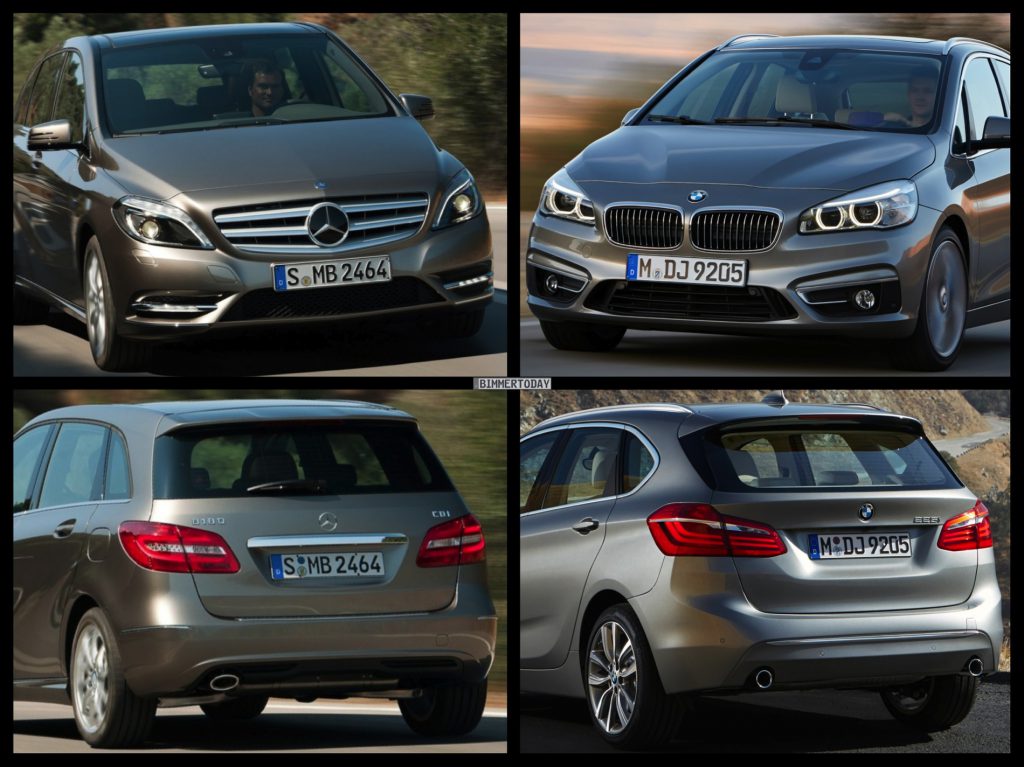 BMW Serie 2 Active Tourer vs Mercedes-Benz Clase B