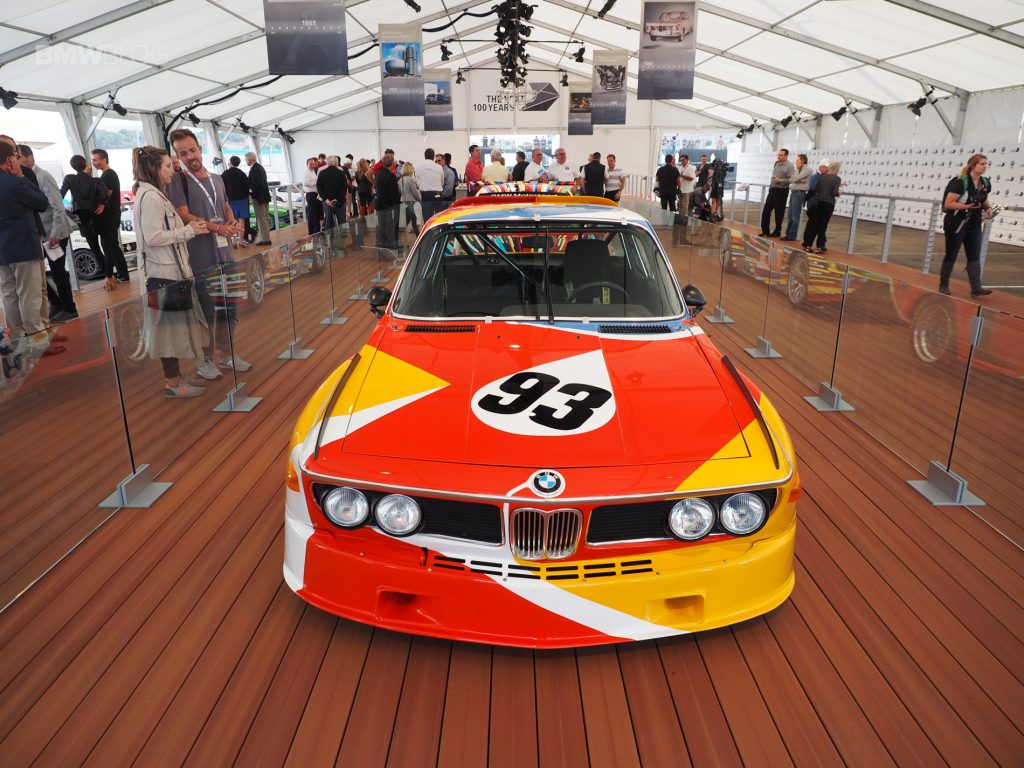 El BMW 3.0 CSL Art Car exhibido en Laguna Seca