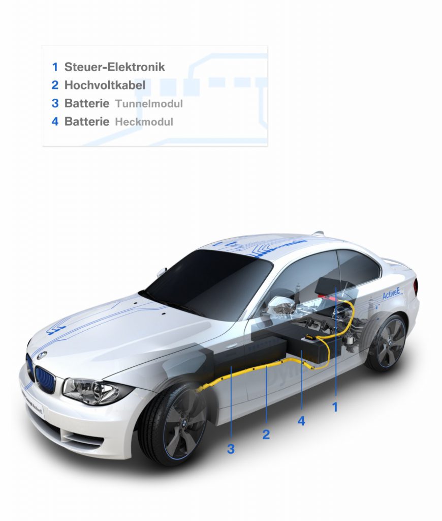 Vehículo de producción BMW Serie 1 ActiveE que se lanzará la próxima semana