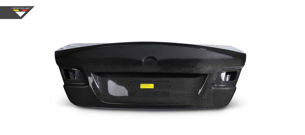 Tapa del maletero del BMW E92 M3 en fibra de carbono de Vorsteiner
