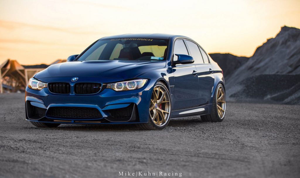 BMW M3 equipado con llantas HRE