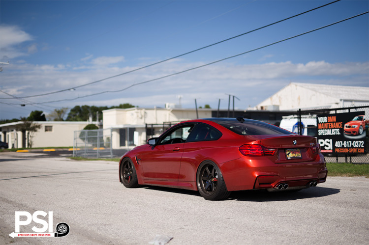 BMW F82 M4 - Prueba de Coilover de BC Racing Prototype
