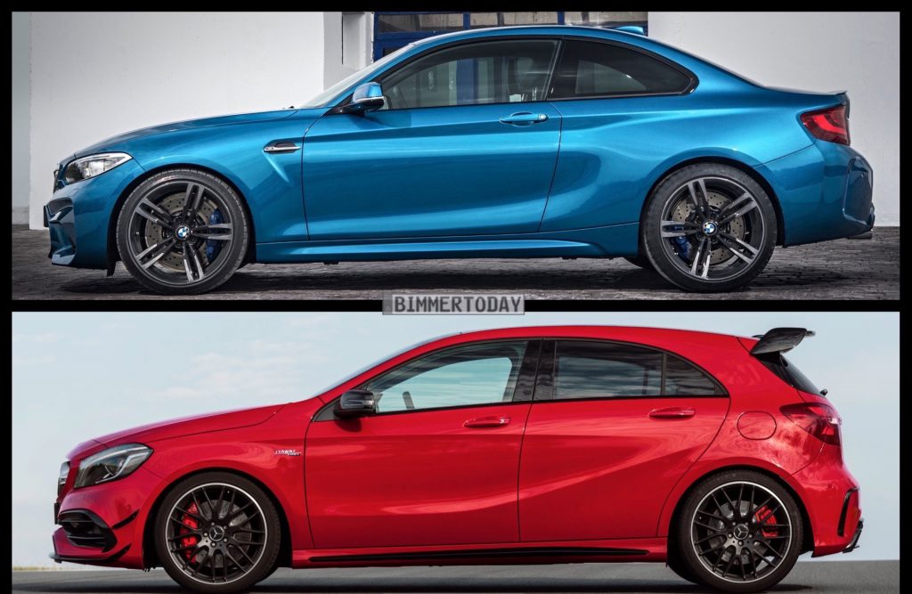 BMW M2 vs Mercedes-AMG A45