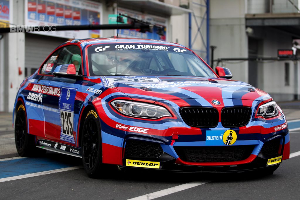 El BMW M235i, que recuerda a los famosos Art Cars, está listo para las 24 horas de Nurburgring