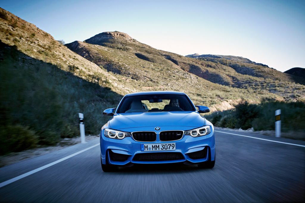 Puntos de vista de la tecnología del BMW M3 y M4 2015