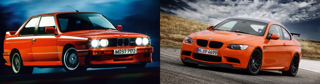 BMW M3 GTS y BMW E30 M3 Sport Evolution