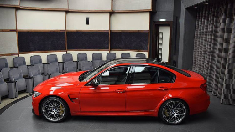 bmw m3 con paquete de competición y pintura roja ferrari 10 750x422