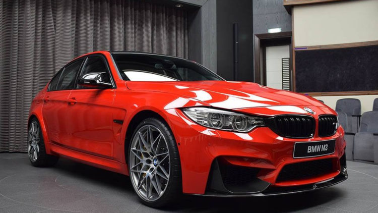 bmw m3 con paquete de competición y pintura roja ferrari 4 750x422