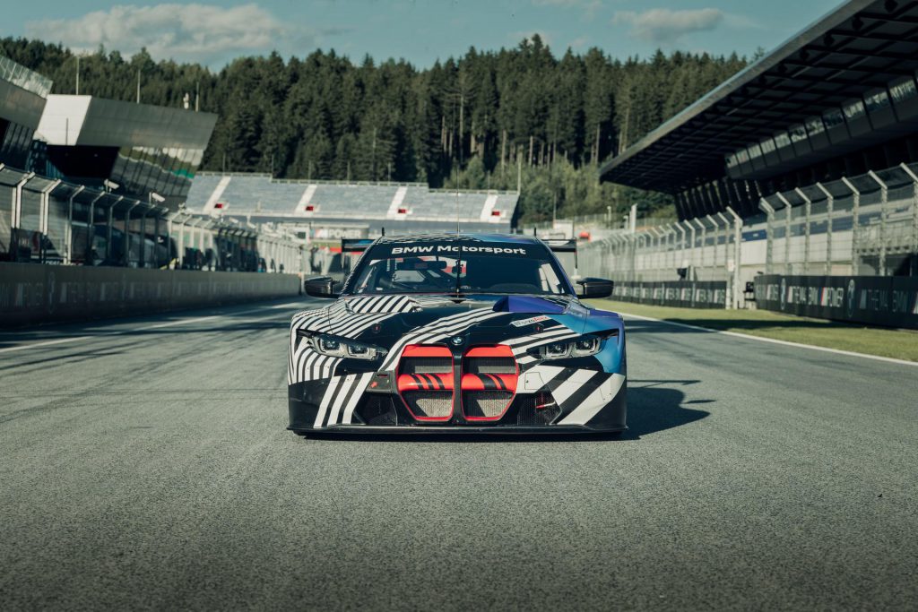 Primer vistazo a los prototipos BMW M4 Coupé y BMW M4 GT3 durante el MotoGP