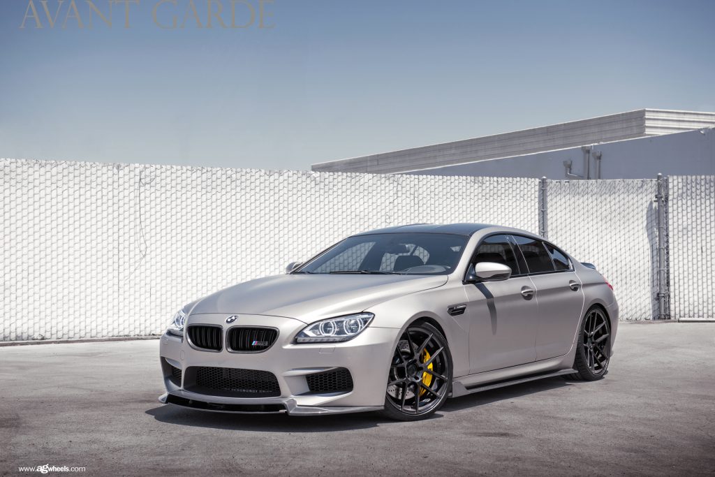 BMW M6 Gran Coupé limpiamente modificado con llantas Avantgarde