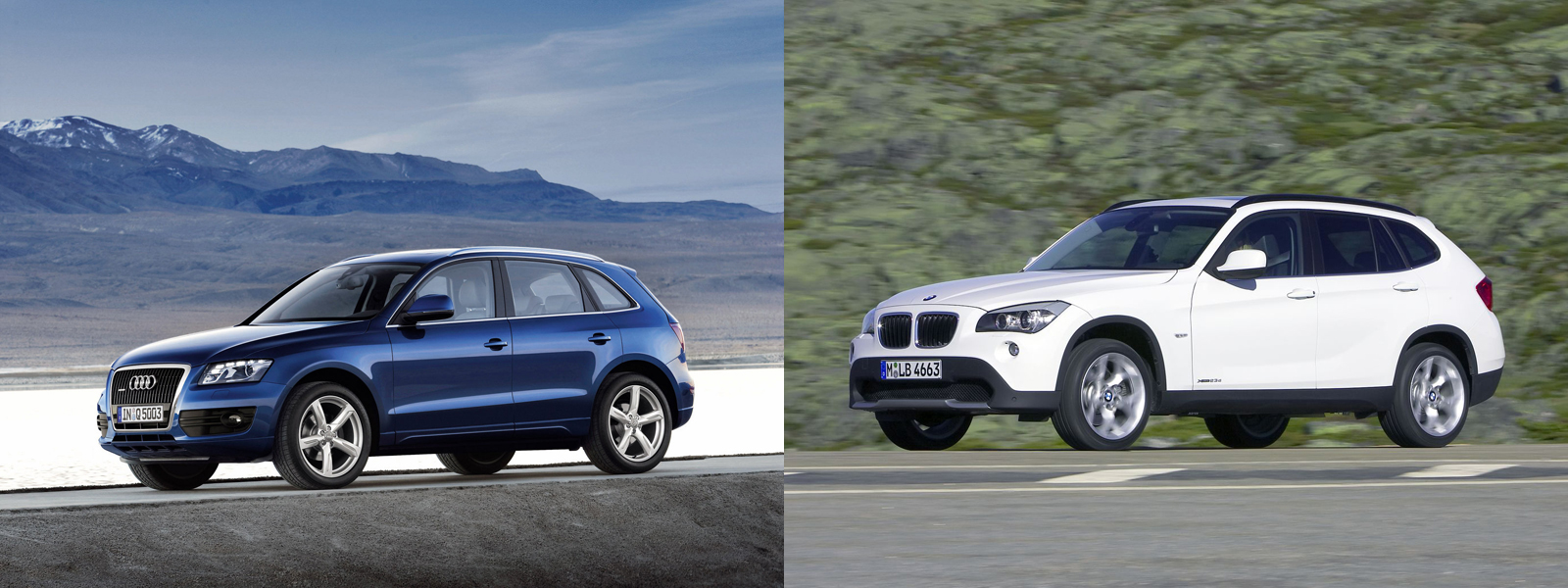 bmw x1 audi q3 05