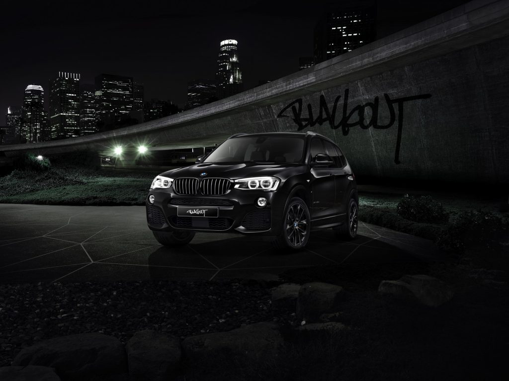 BMW X3 Blackout Edition para Japón