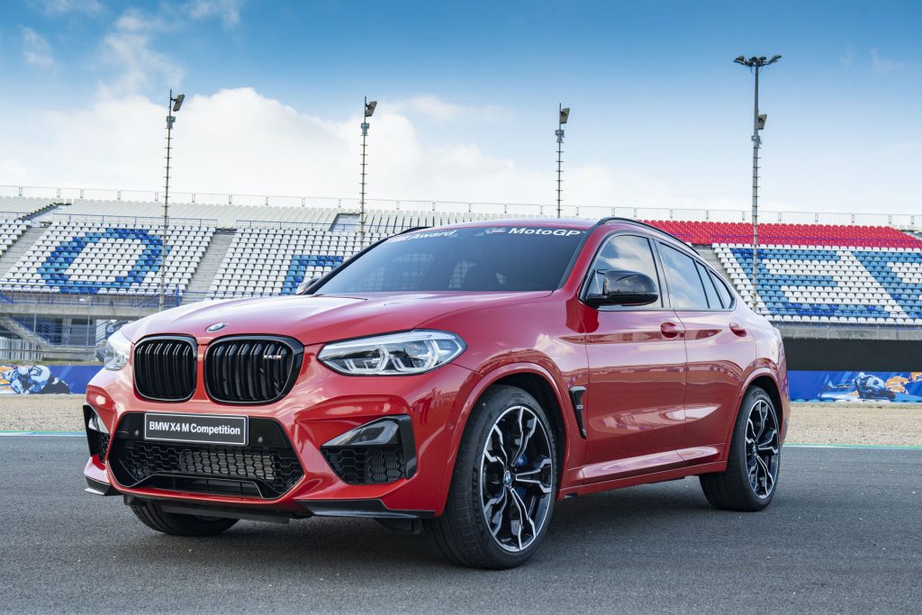 El premio BMW M será el BMW X4 M Competition en rojo Toronto metalizado.