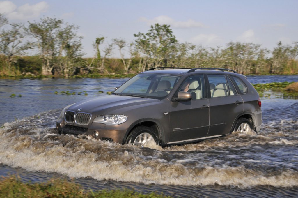 El BMW X5 2010 en la presentación internacional a los medios de comunicación en Miami
