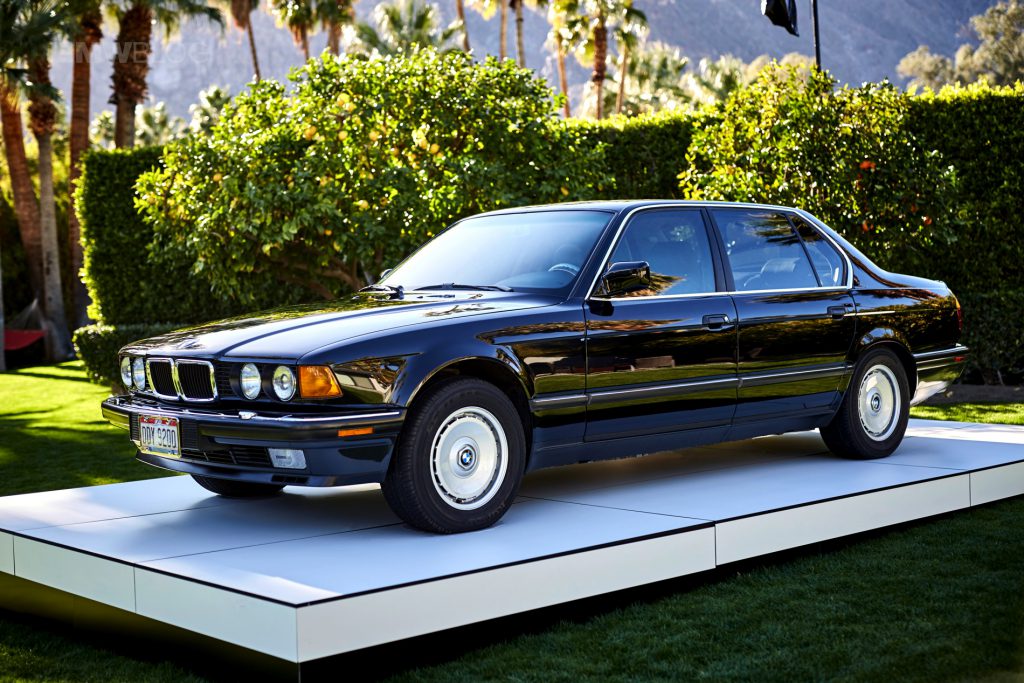 Sesión de fotos con el BMW E32 750iL