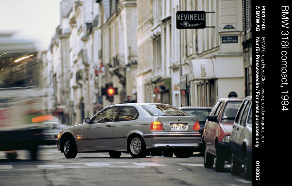 El E36 BMW 318ti es un Hot Hatch asequible para jóvenes entusiastas