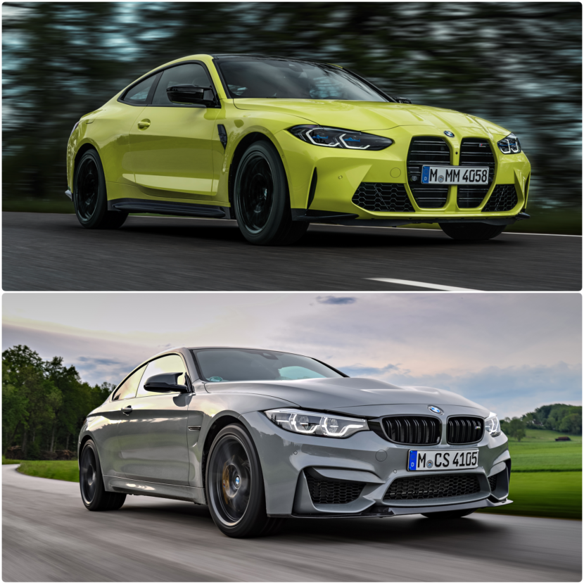G82 M4 vs. F82 M4 Comparación frontal 3per4 830x830
