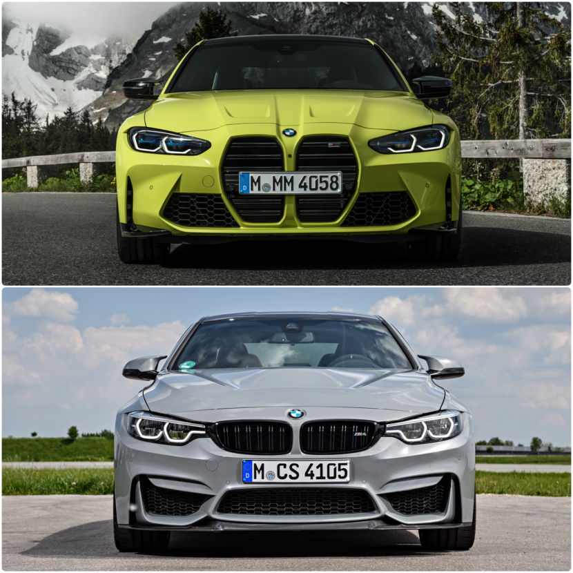 G82 M4 vs. F82 M4 Comparación del frontal 830x830