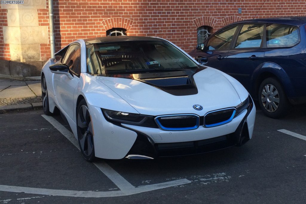 2014 blanco cristal con gris congelado BMW i8 en venta