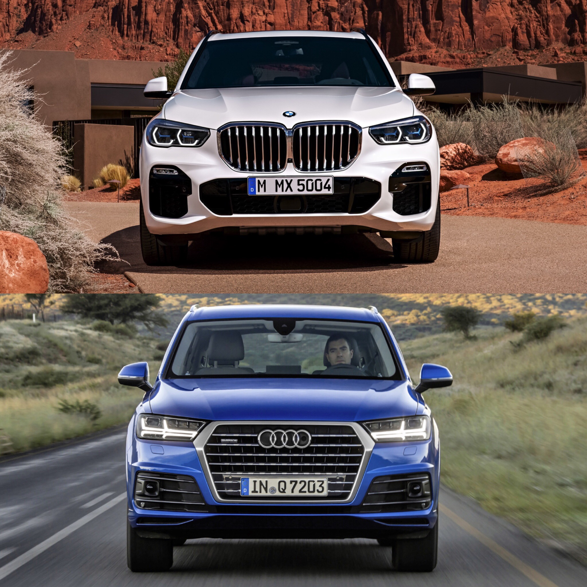 G05 BMW X5 vs Audi Q7