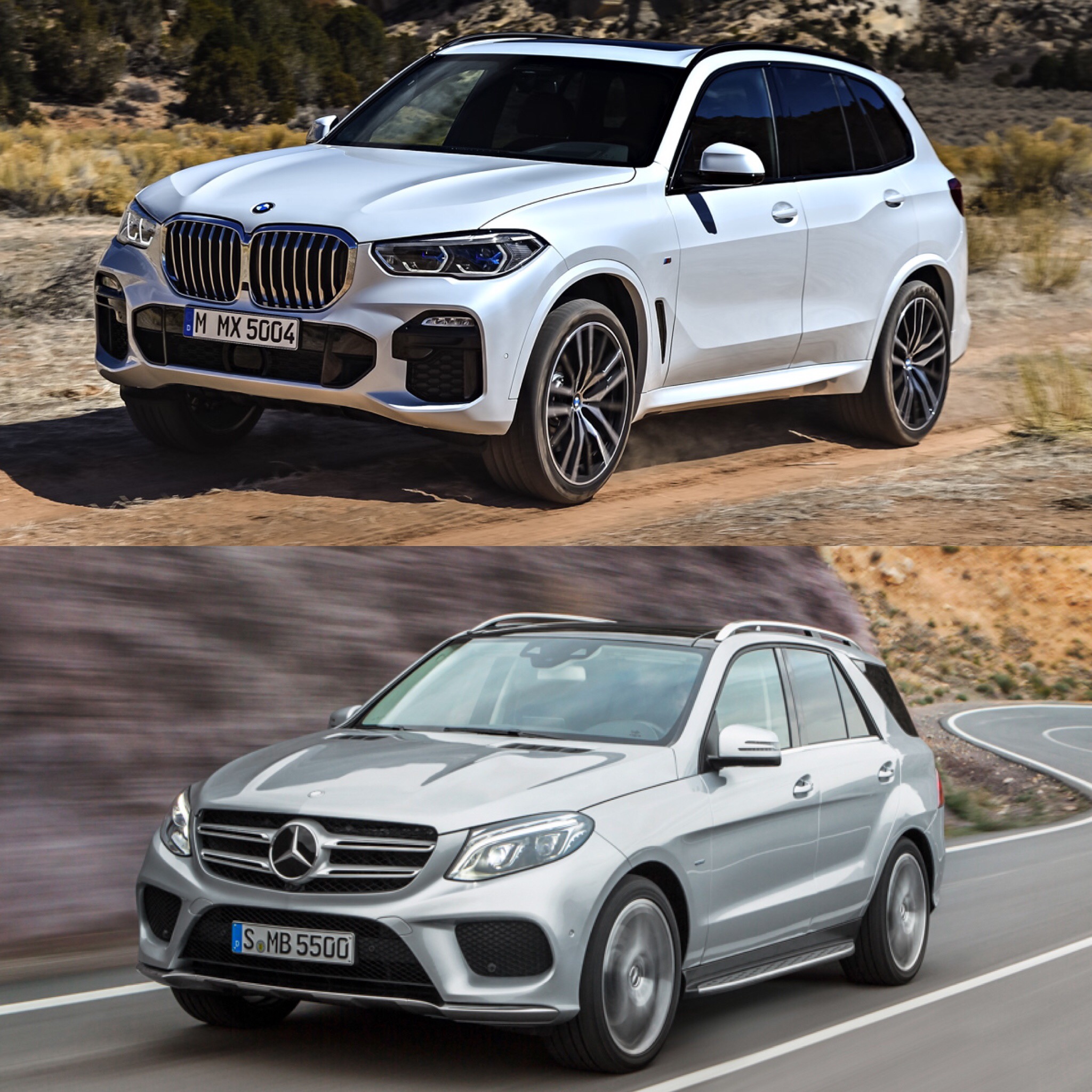 G05 BMW X5 vs Mercedes-Benz Clase GLE