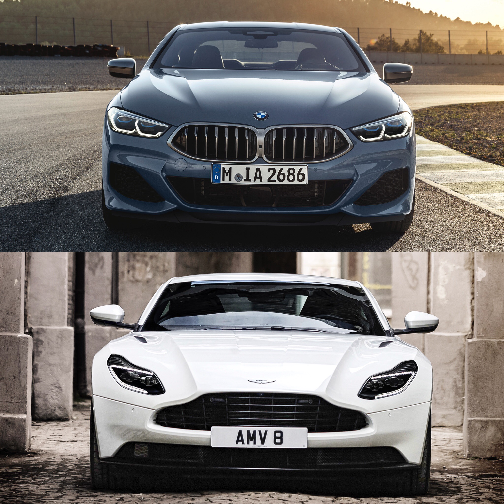 BMW Serie 8 vs Aston Martin DB11 V8