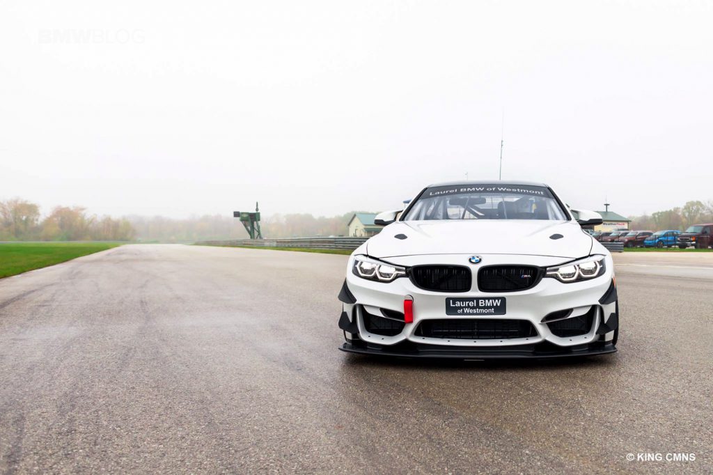 Sesión de fotos con el BMW M4 GT4