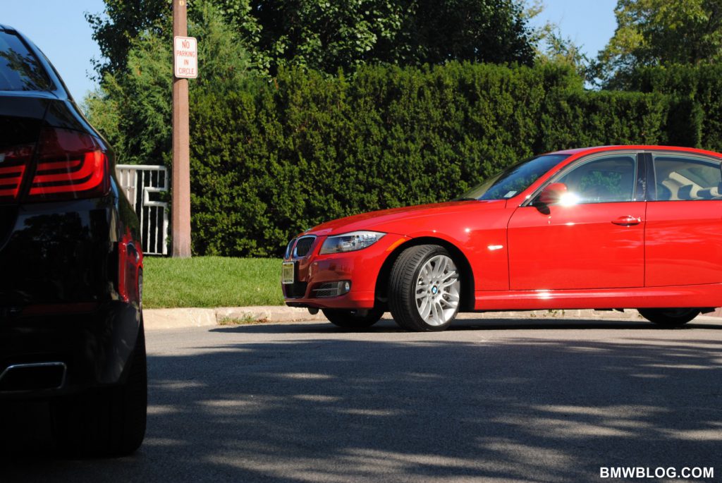 El BMW 550i y el 335d de 2011 viajan juntos
