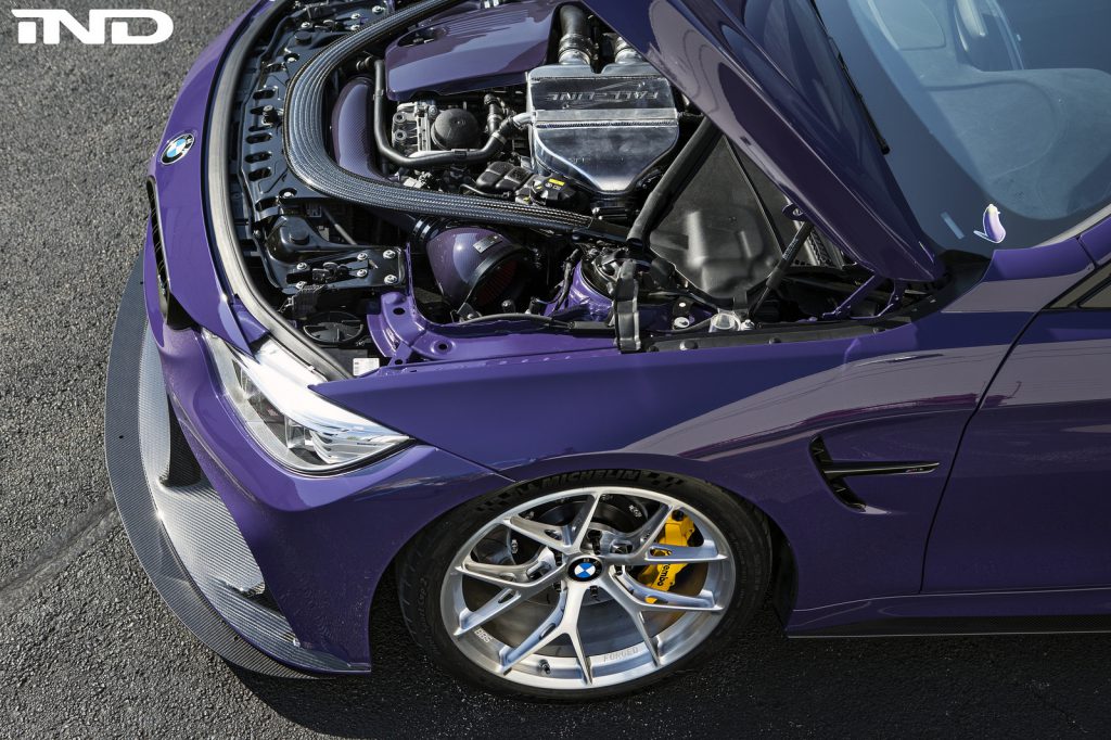 Una muestra del proyecto BMW M4 con un acabado único