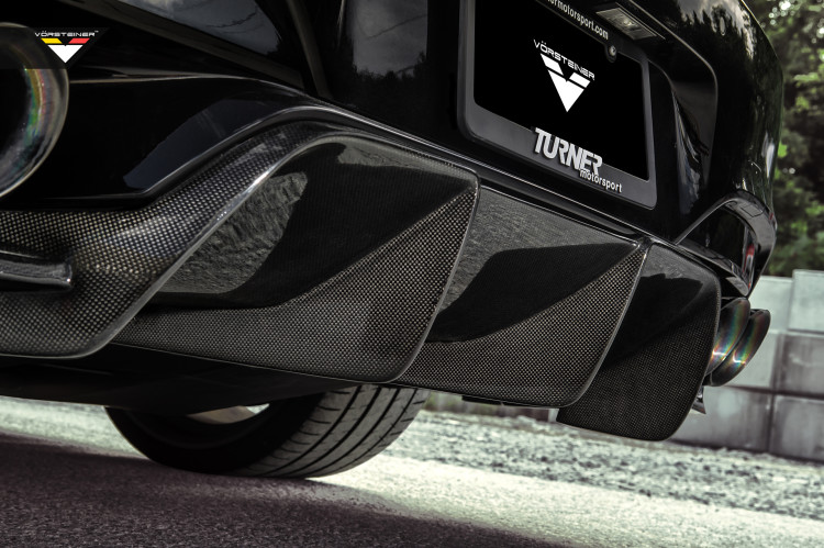 BMW M6 negro zafiro + Vorsteiner