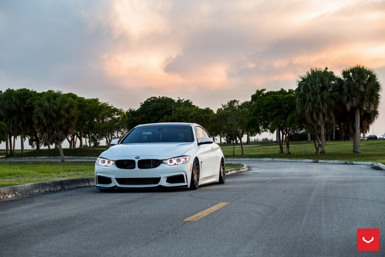 BMW 435i M-Sport rebajado con llantas Vossen VLE-1