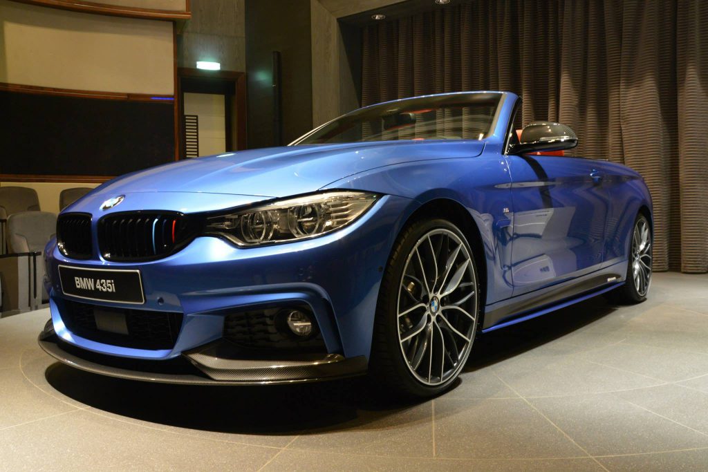BMW 435i Convertible en Azul Estoril y con piezas M Performance