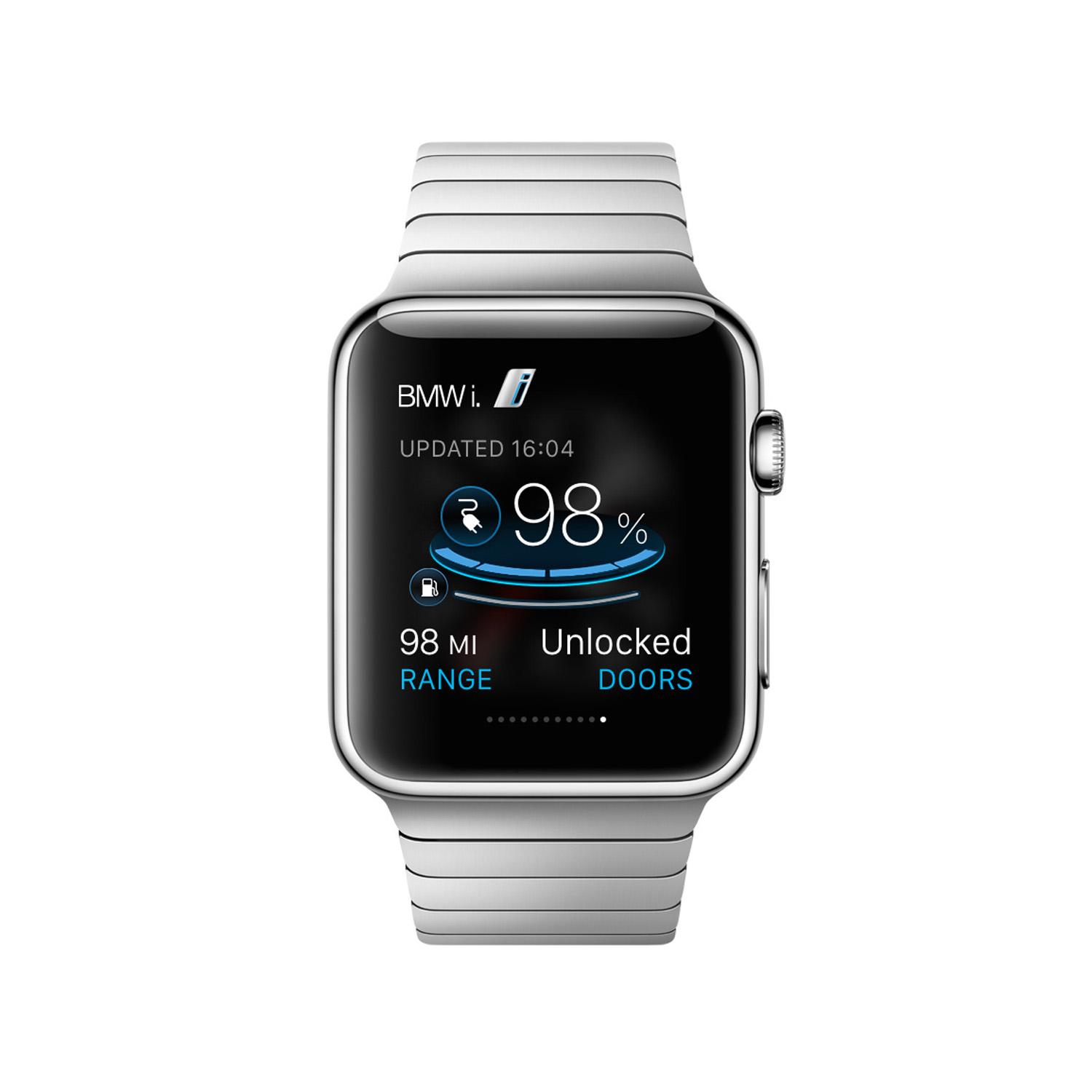 Aquí está la aplicación BMW ConnectedDrive y BMW i Remote para el Apple Watch