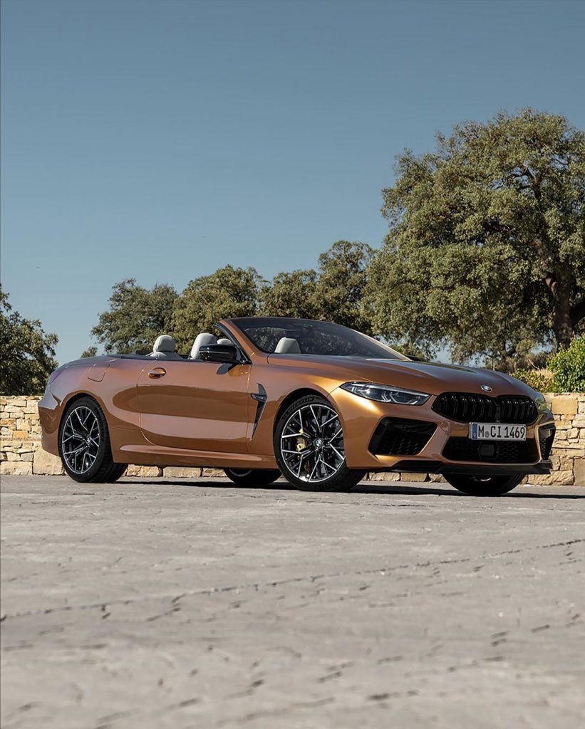 BMW M8 Competition Convertible presentado en BMW Individual Zanzíbar metálico